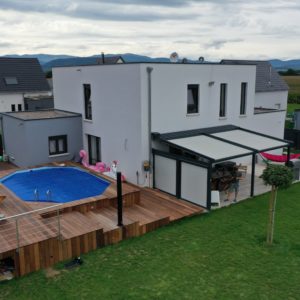 Pergola bioclimatique Haut-Rhin