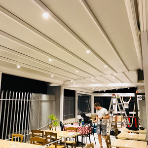 Pergola bioclimatique Haut-Rhin