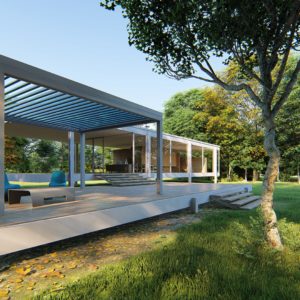 Pergola bioclimatique Haut-Rhin